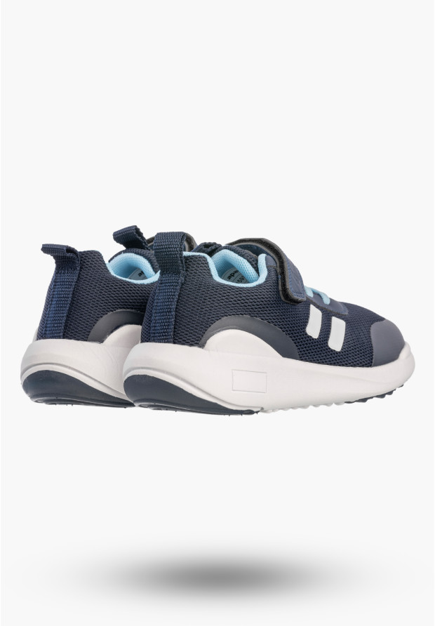Sneakersy Dziecięce Buty Na Rzepy Sportowe Lekkie Granatowe Apawwa N5057P