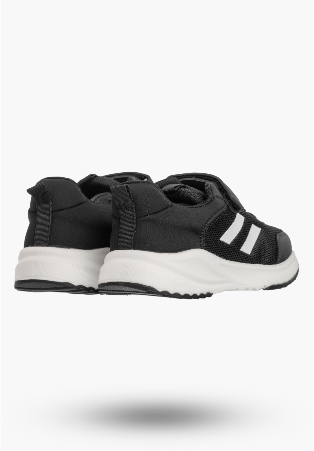 Sneakersy Dziecięce Buty Na Rzepy Sportowe Lekkie Czarne Apawwa ABC005DP