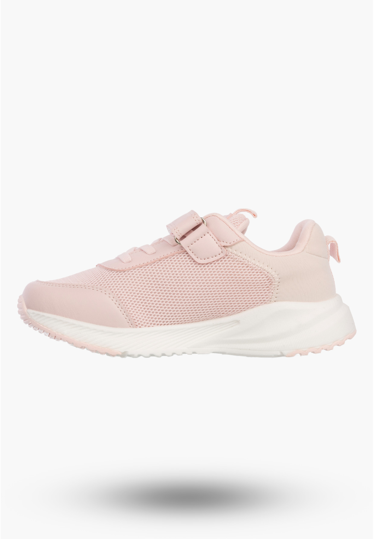 Sneakersy Dziecięce Buty Na Rzepy Sportowe Lekkie Różowe Apawwa ABC005DP