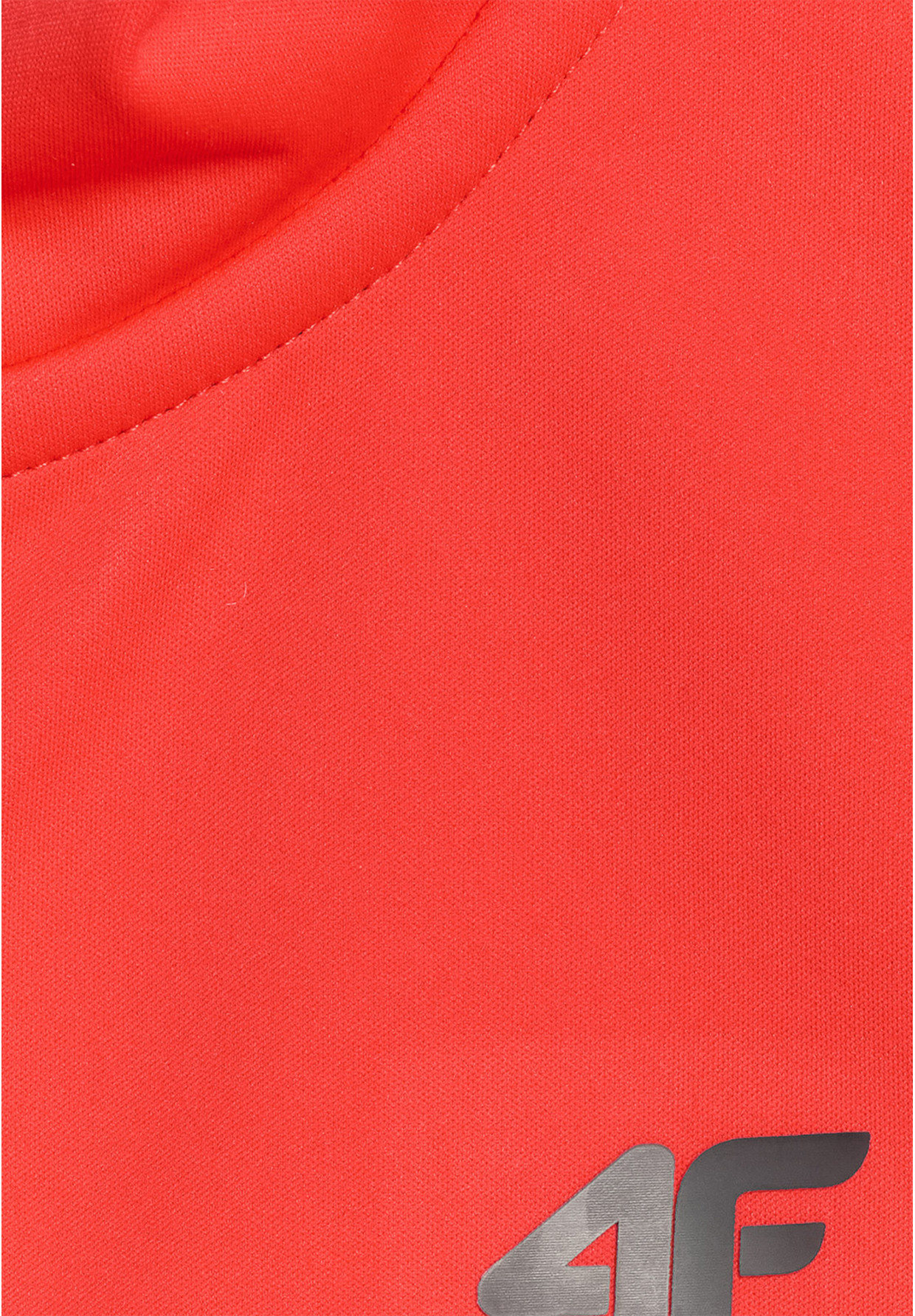 Kurtka Chłopięca 4F Softshell Z Kapturem Przejściowa Czerwona 4FJWAW25TSOFM374