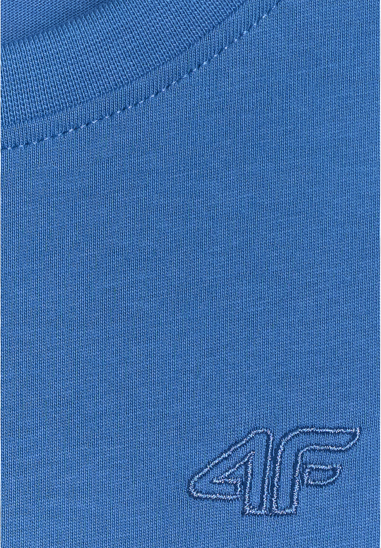 Koszulka Chłopięca 4F T-shirt Z Logo Sportowy Casual Niebieski 4FJWSS26TTSHM3006