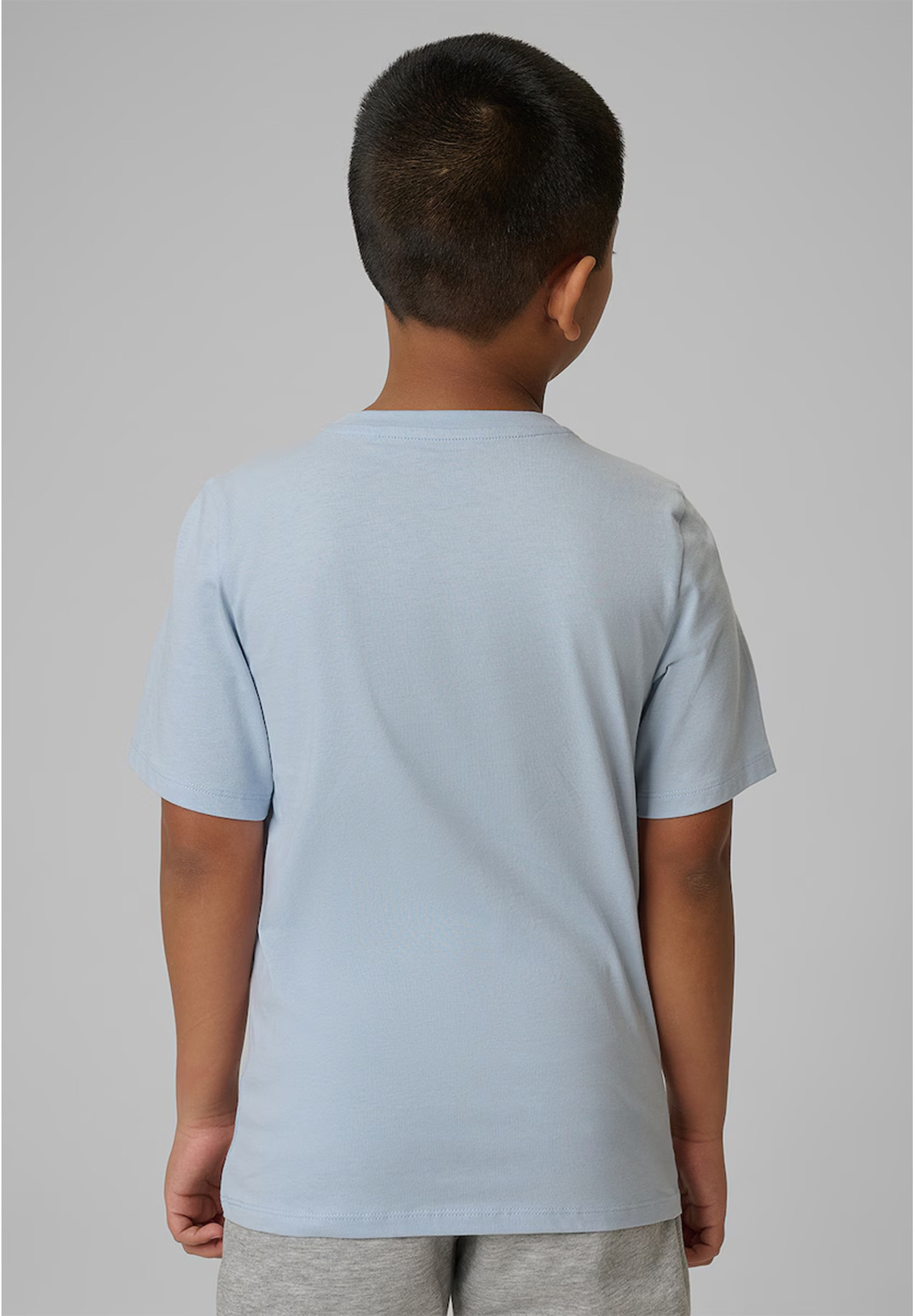 Koszulka Chłopięca 4F T-shirt Z Logo Sportowy Casual Jasny Niebieski 4FJWSS26TTSHM3006