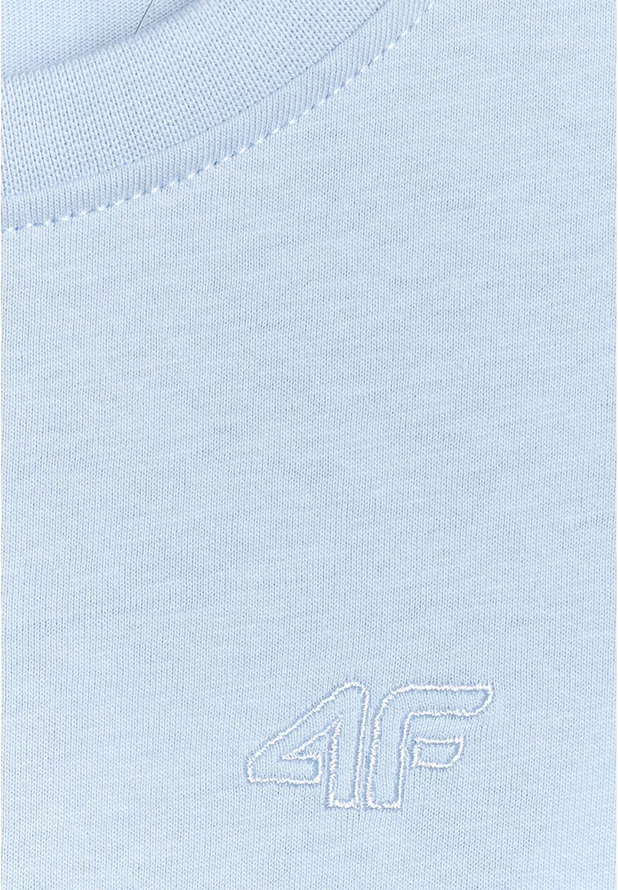 Koszulka Chłopięca 4F T-shirt Z Logo Sportowy Casual Jasny Niebieski 4FJWSS26TTSHM3006