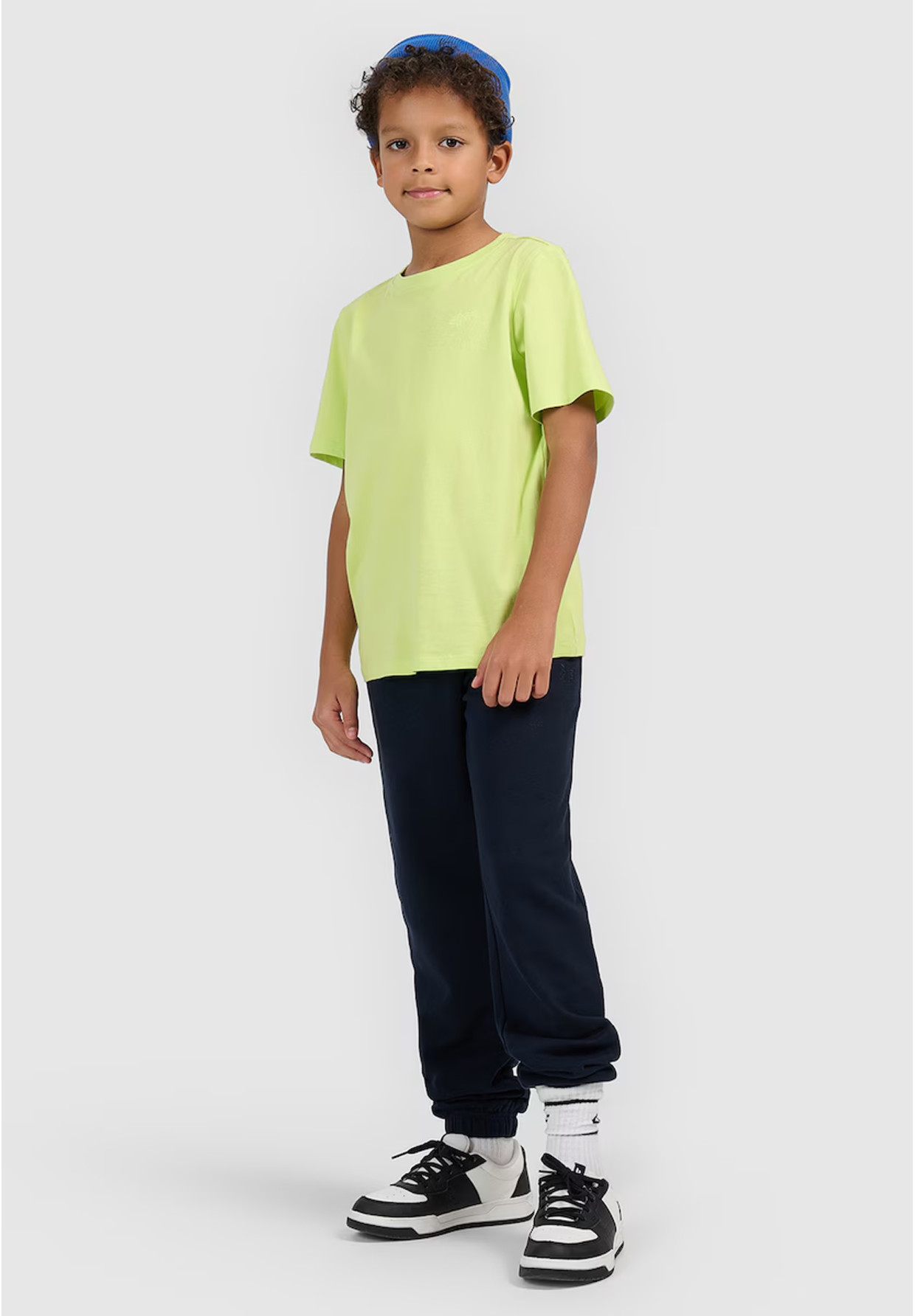Koszulka Chłopięca 4F T-shirt Z Logo Sportowy Casual Jasny Zielony 4FJWSS26TTSHM3006