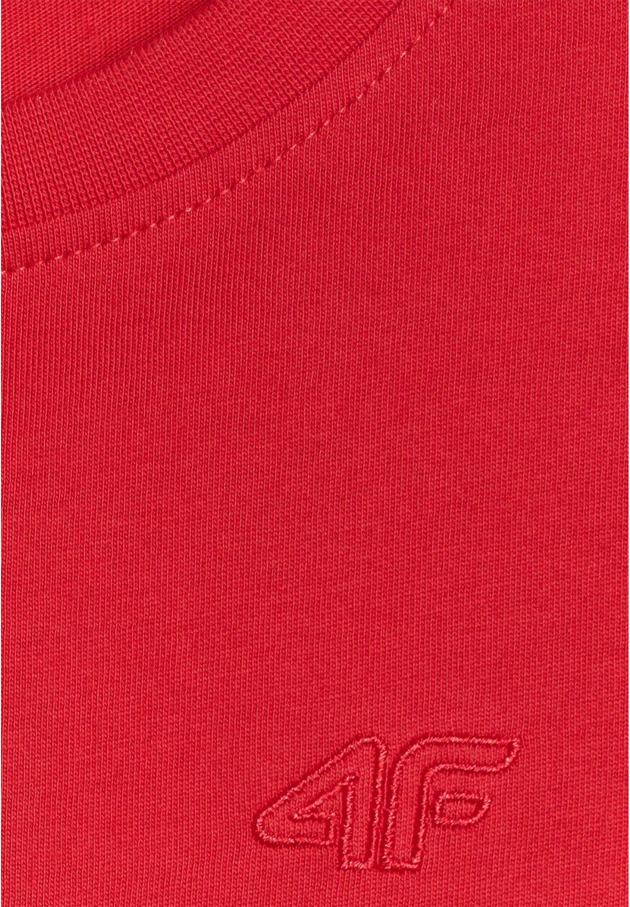 Koszulka Chłopięca 4F T-shirt Z Logo Sportowy Casual Czerwony 4FJWSS26TTSHM3006