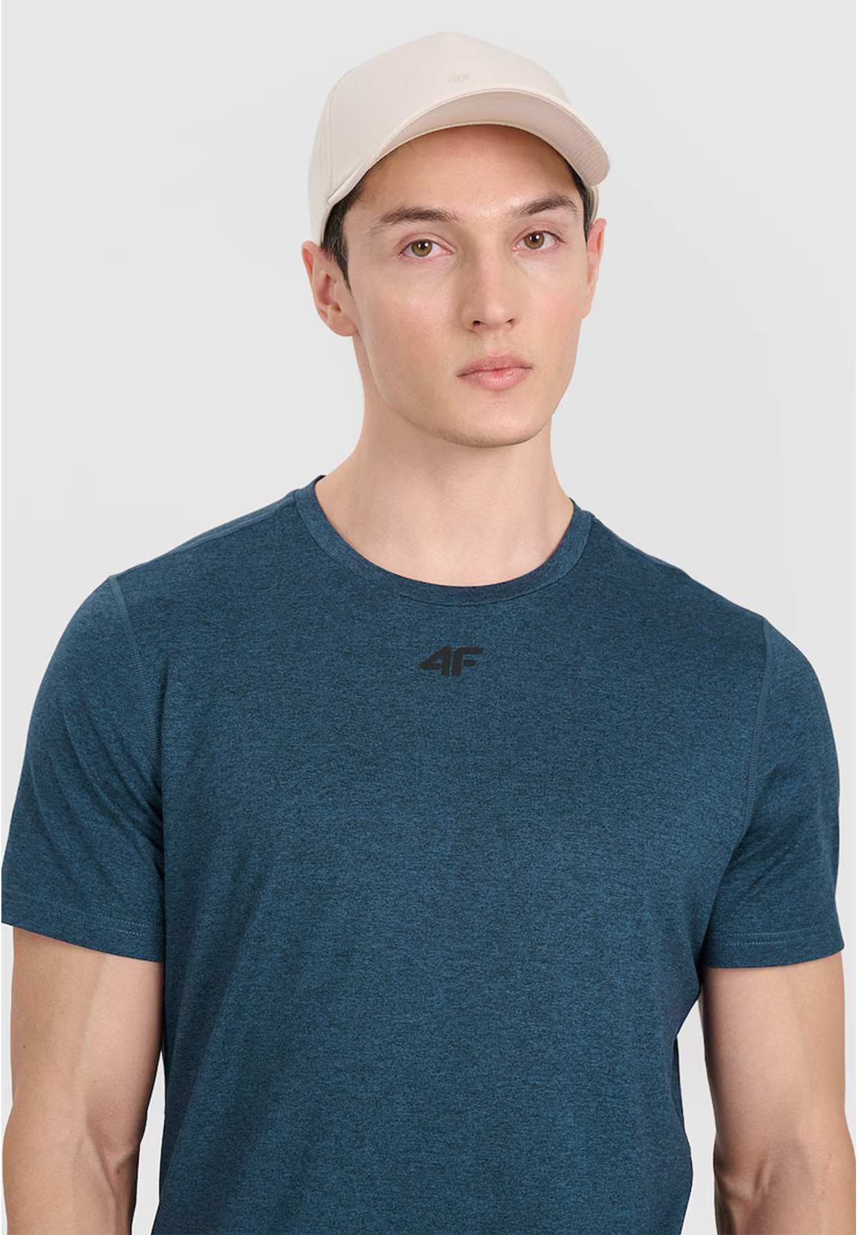 Koszulka Męska 4F T-shirt Treningowy Szybkoschnący Granatowy 4FWAW25TFTSM1522