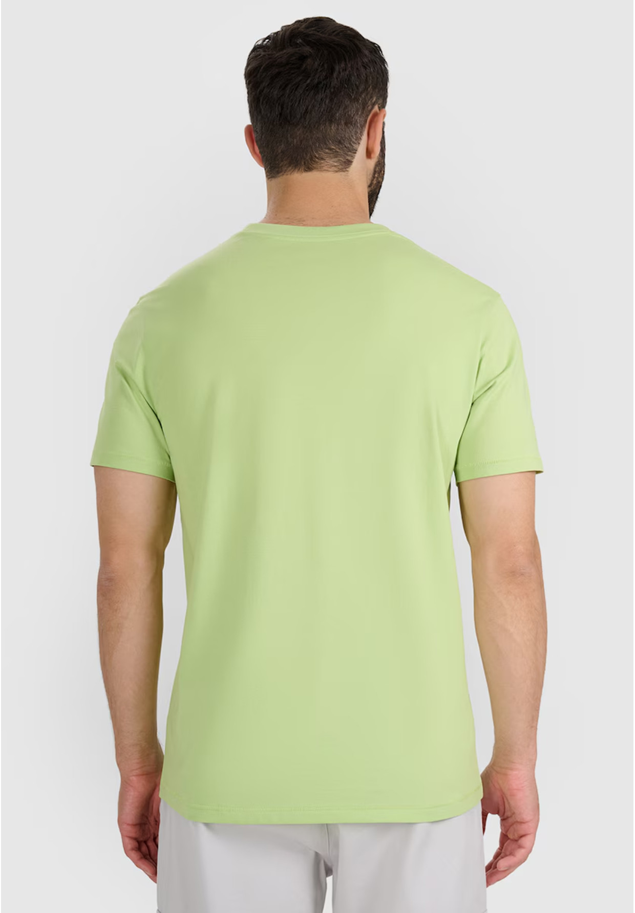 Koszulka Męska 4F T-shirt Z Nadrukiem Regular Zielony 4FWAW25TTSHM2359