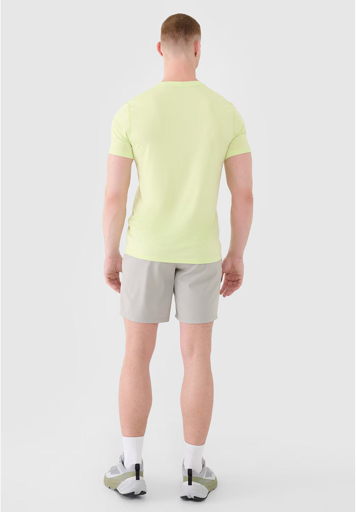 Koszulka Męska 4F T-shirt Treningowy Szybkoschnący Zielony 4FWSS25TFTSM1343