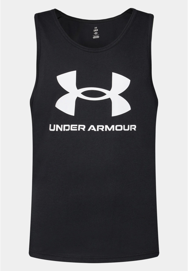 Tank top Męski Under Armour Koszulka Bez Rękawów Czarny 1382883