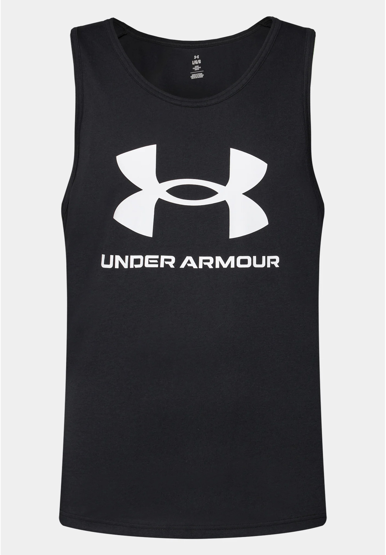 Tank top Męski Under Armour Koszulka Bez Rękawów Czarny 1382883