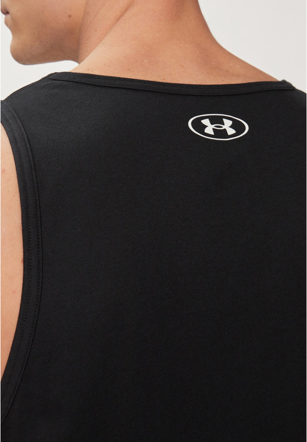 Tank top Męski Under Armour Koszulka Bez Rękawów Czarny 1382883