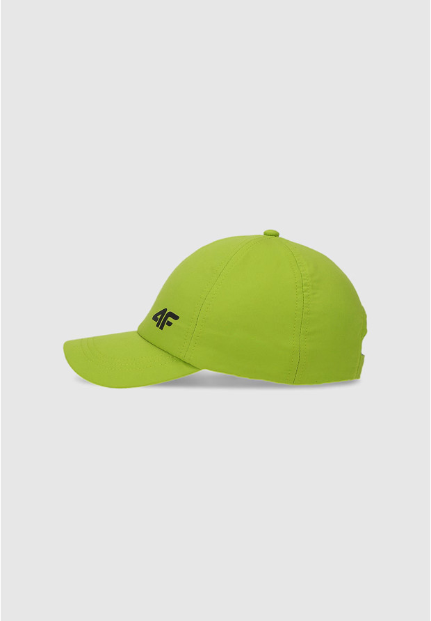 Czapka z daszkiem 4F Dziecięca Kaszkietówka Sportowa Zielona 4FJWSS25ACABU386