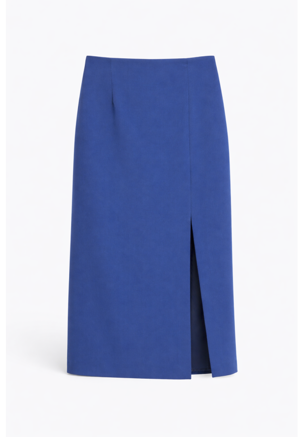 Spódnica damska EDAN elegancka niebieska