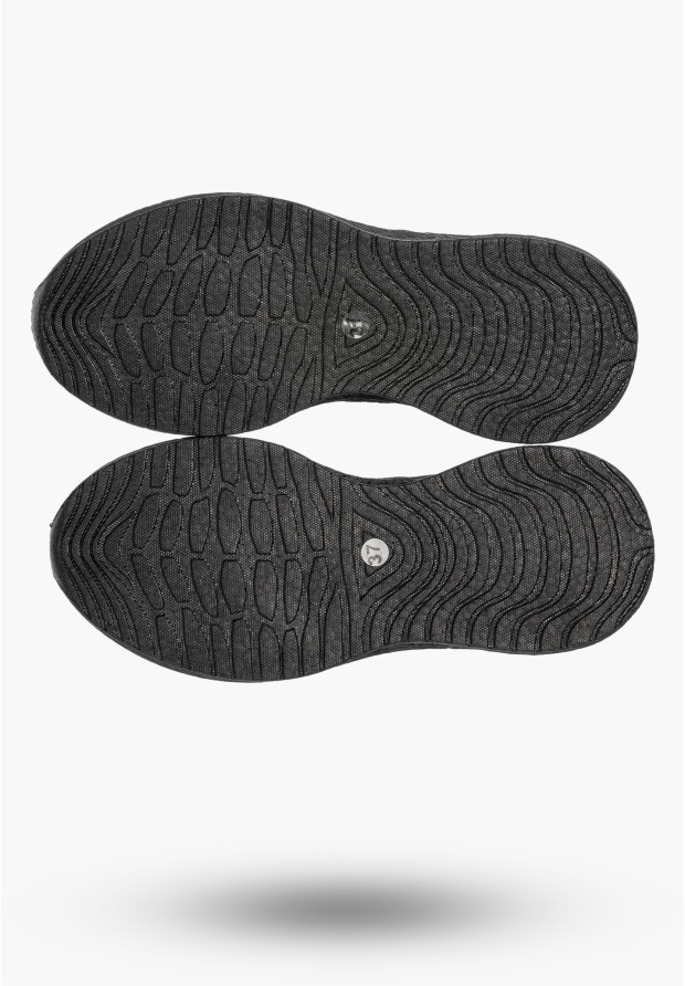 Sneakersy Damskie BIG STAR Buty Sportowe Lekkie Wsuwane Czarne UU274057
