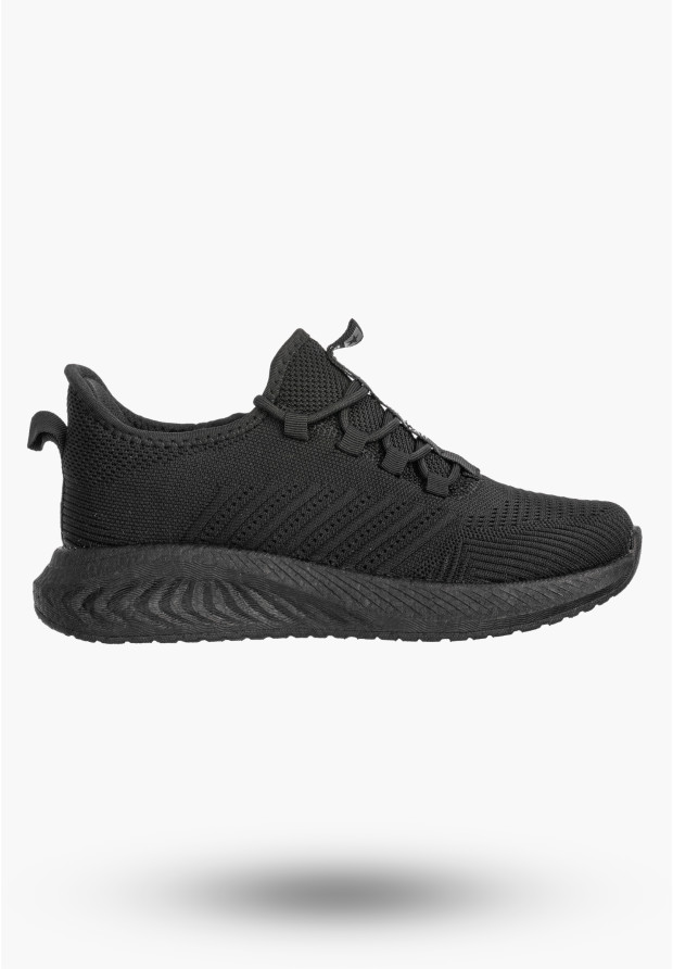Sneakersy Damskie BIG STAR Buty Sportowe Lekkie Wsuwane Czarne UU274057