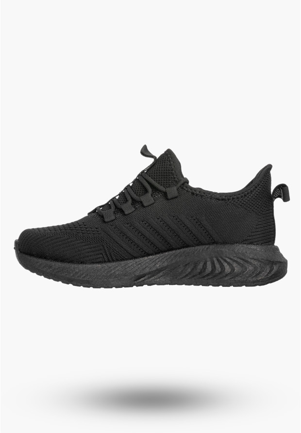 Sneakersy Damskie BIG STAR Buty Sportowe Lekkie Wsuwane Czarne UU274057