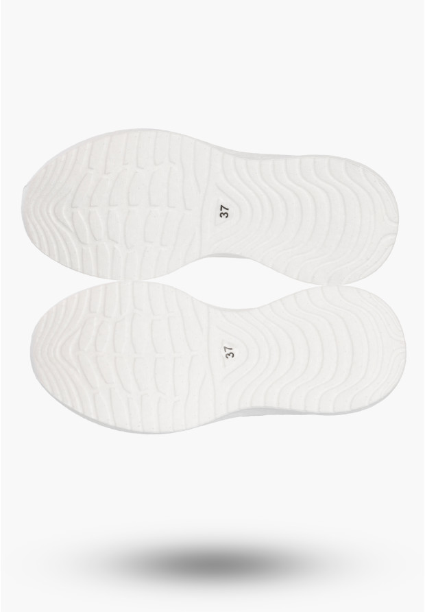 Sneakersy Damskie BIG STAR Buty Sportowe Lekkie Wsuwane Białe UU274056