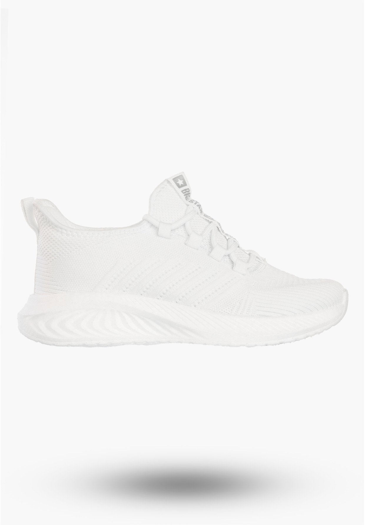 Sneakersy Damskie BIG STAR Buty Sportowe Lekkie Wsuwane Białe UU274056