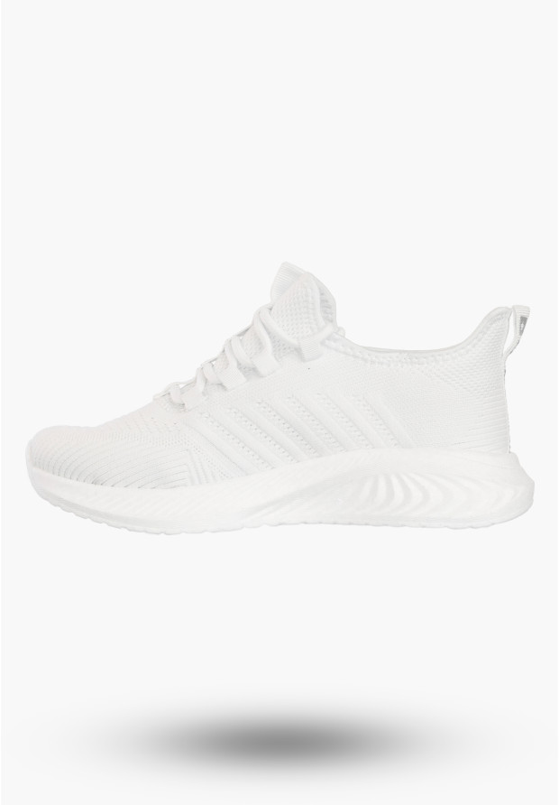 Sneakersy Damskie BIG STAR Buty Sportowe Lekkie Wsuwane Białe UU274056