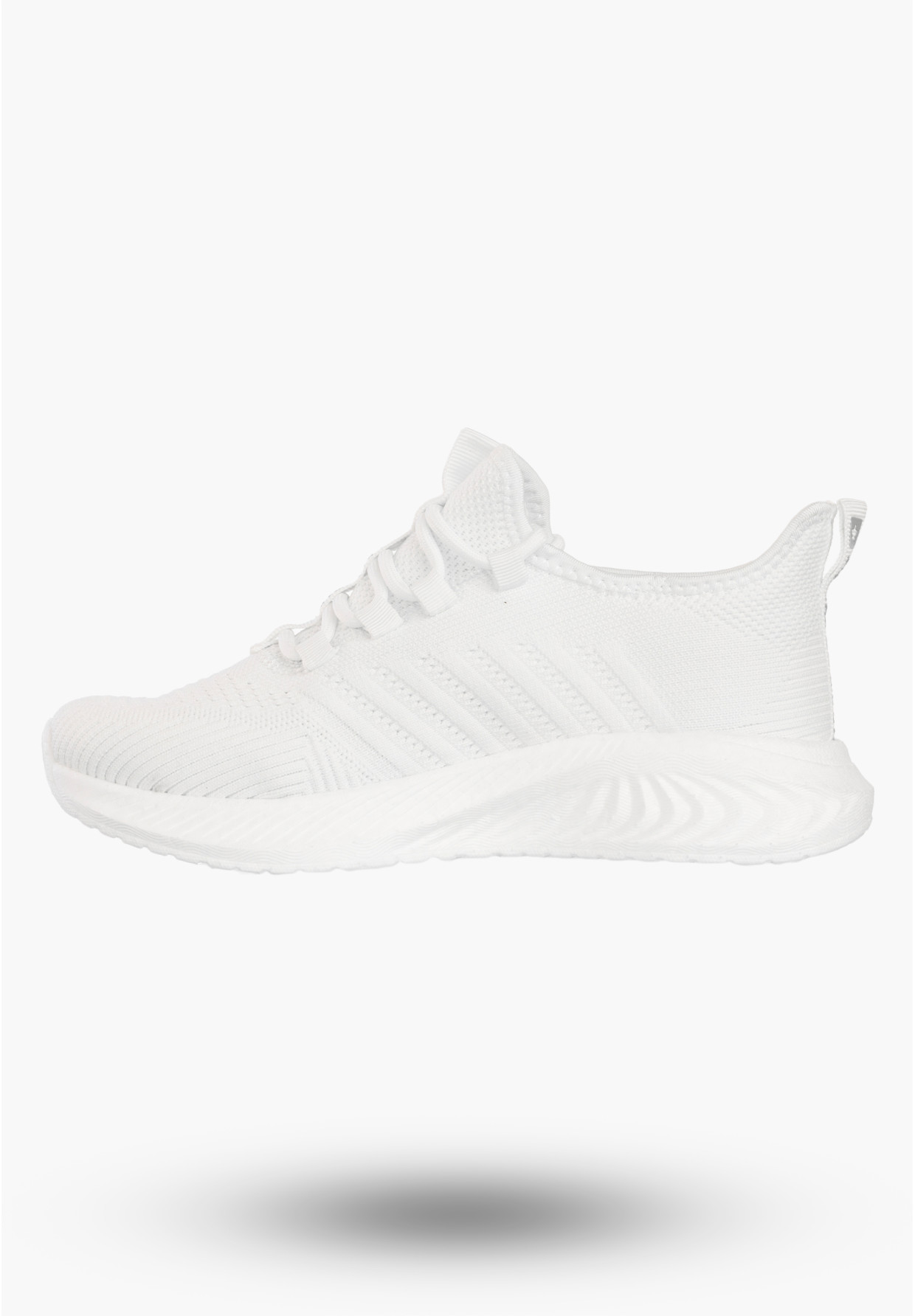 Sneakersy Damskie BIG STAR Buty Sportowe Lekkie Wsuwane Białe UU274056
