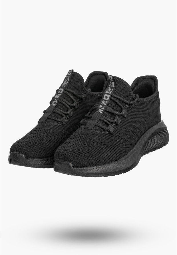 Sneakersy Męskie BIG STAR Buty Sportowe Lekkie Casual Czarne UU174003