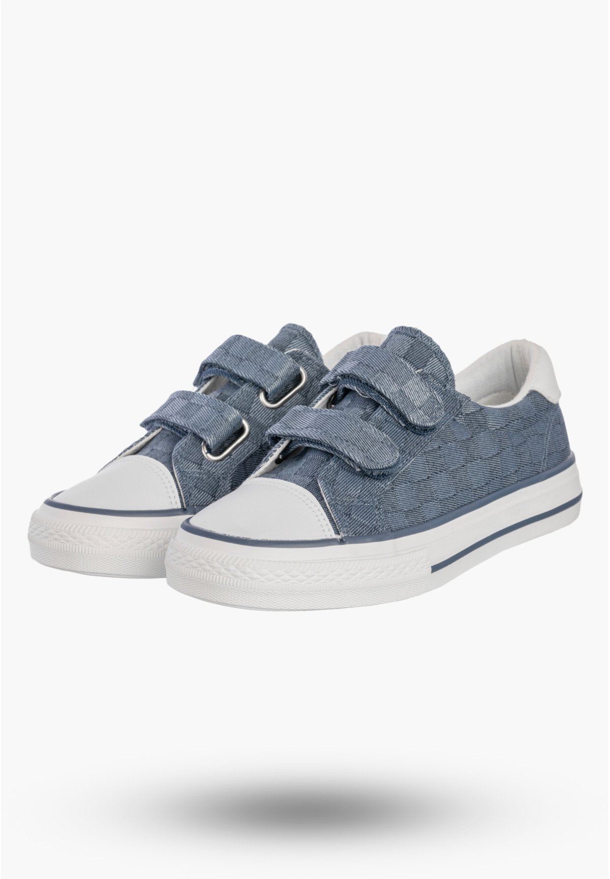 Trampki Dziecięce Buty Na Rzepy Sportowe Sneakersy Casual Granatowe Apawwa