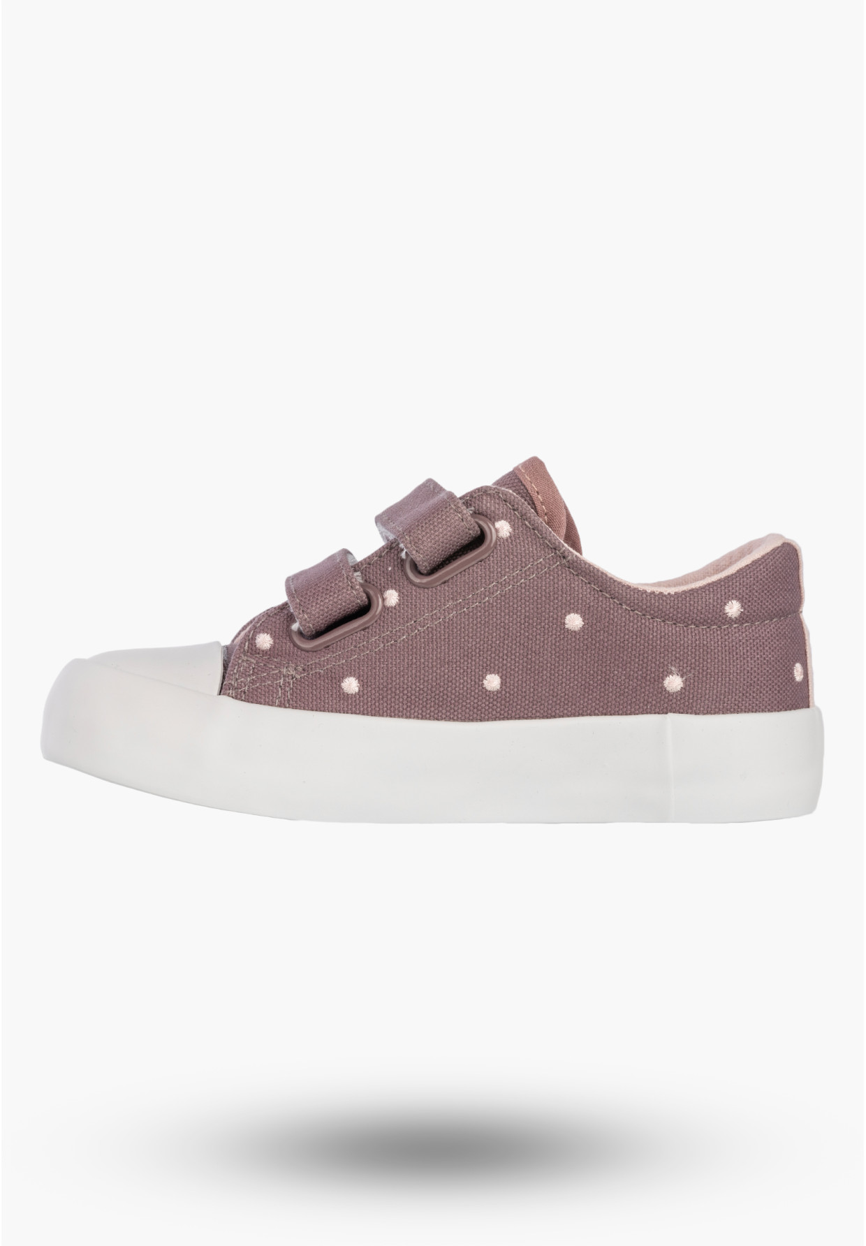 Trampki Dziecięce Buty Na Rzepy Sportowe Sneakersy Casual Fioletowe Apawwa