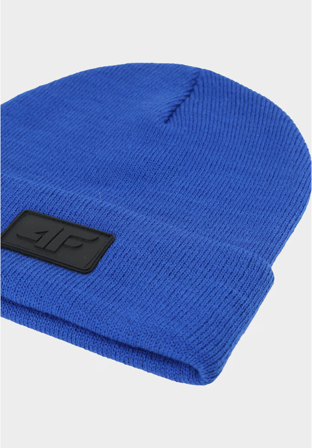 Czapka Dziecięca 4F Zimowa Beanie Niebieska 4FJWAW24ACAPU446