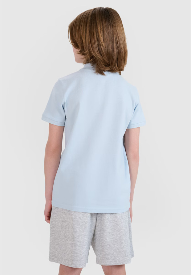 Koszulka Dziecięca 4F T-shirt Polo Z Kołnierzem Granatowy 4FJWMM00TPTSU513