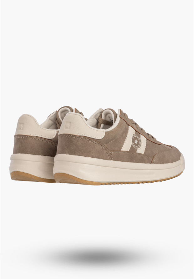 Sneakersy Damskie BIG STAR Buty Sportowe Półbuty Beżowe UU274025