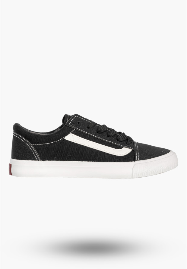 Tenisówki Damskie Buty Sportowe Trampki Casual Sneakersy Czarne atletico