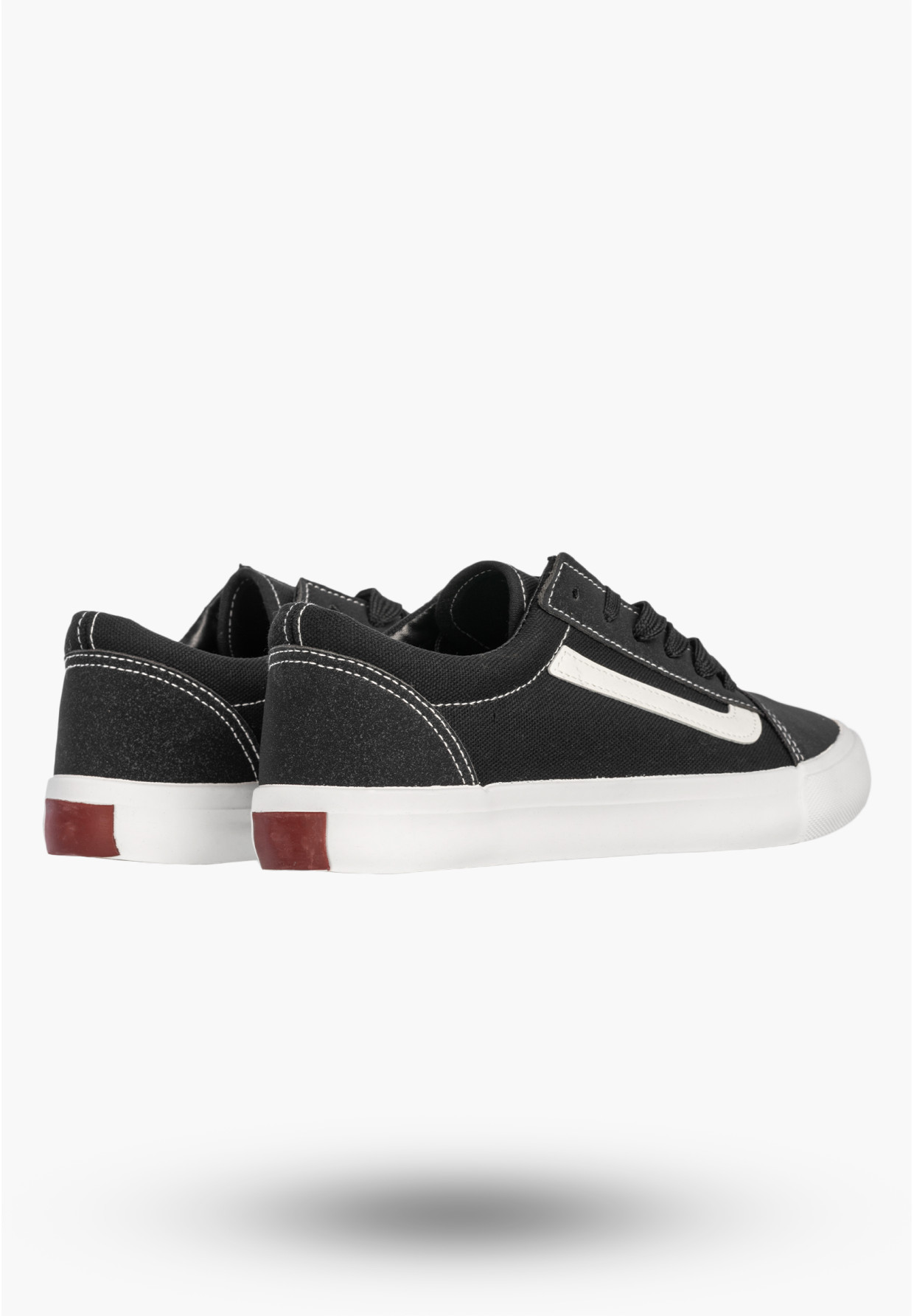 Tenisówki Damskie Buty Sportowe Trampki Casual Sneakersy Czarne atletico