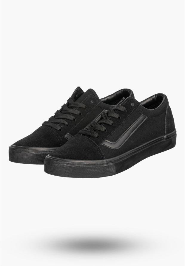 Tenisówki Męskie Buty Sportowe Trampki Casual Sneakersy Czarne atletico