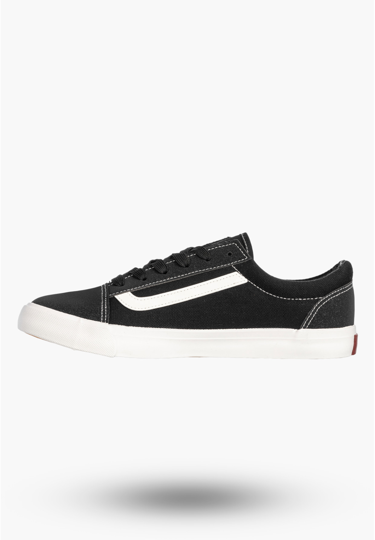 Tenisówki Męskie Buty Sportowe Trampki Casual Sneakersy Czarny/Biały atletico