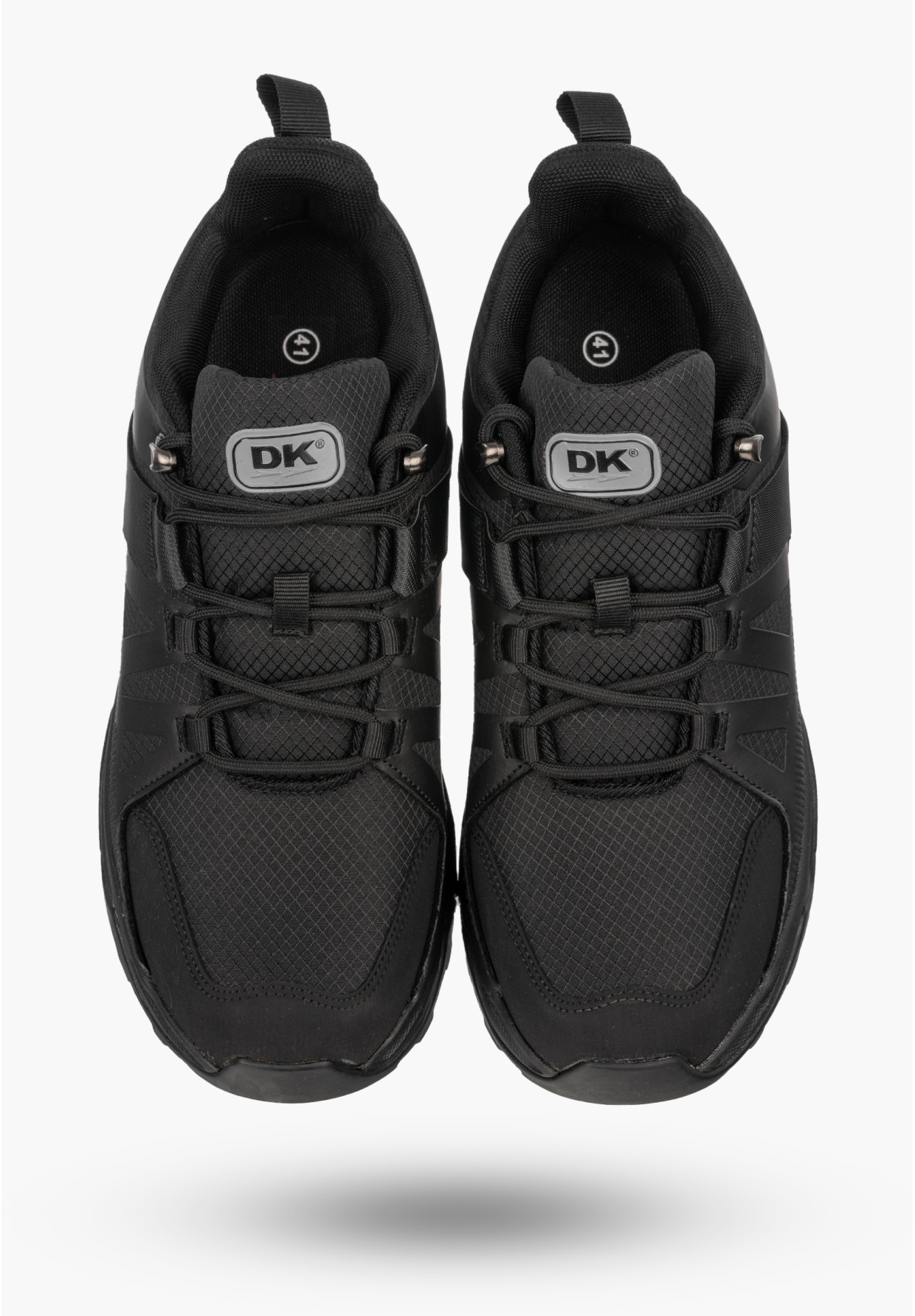Sneakersy Męskie Buty Sportowe Niskie Półbuty Czarne DK FARAT