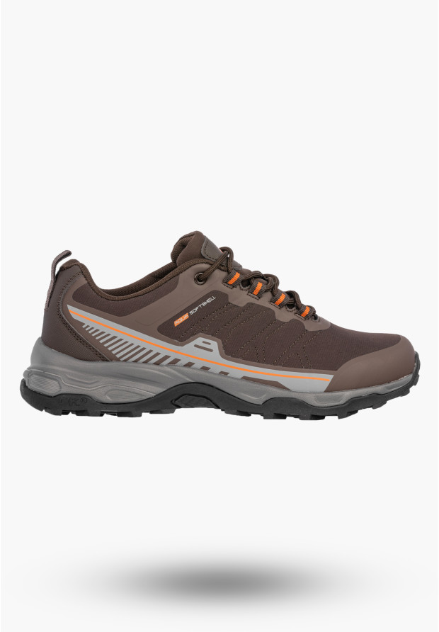 Sneakersy Męskie Buty Sportowe Niskie Półbuty Softshell Brązowe DK FALER