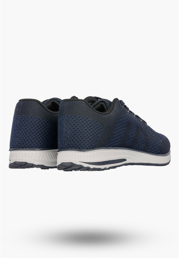 Sneakersy Męskie Buty Sportowe Lekkie Niskie Półbuty Granatowe DK FLAXER