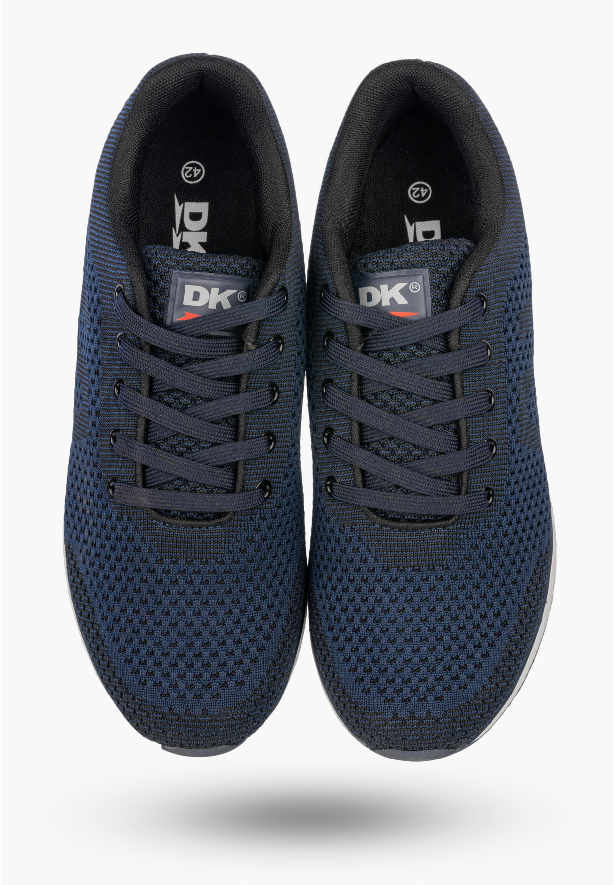 Sneakersy Męskie Buty Sportowe Lekkie Niskie Półbuty Granatowe DK FLAXER
