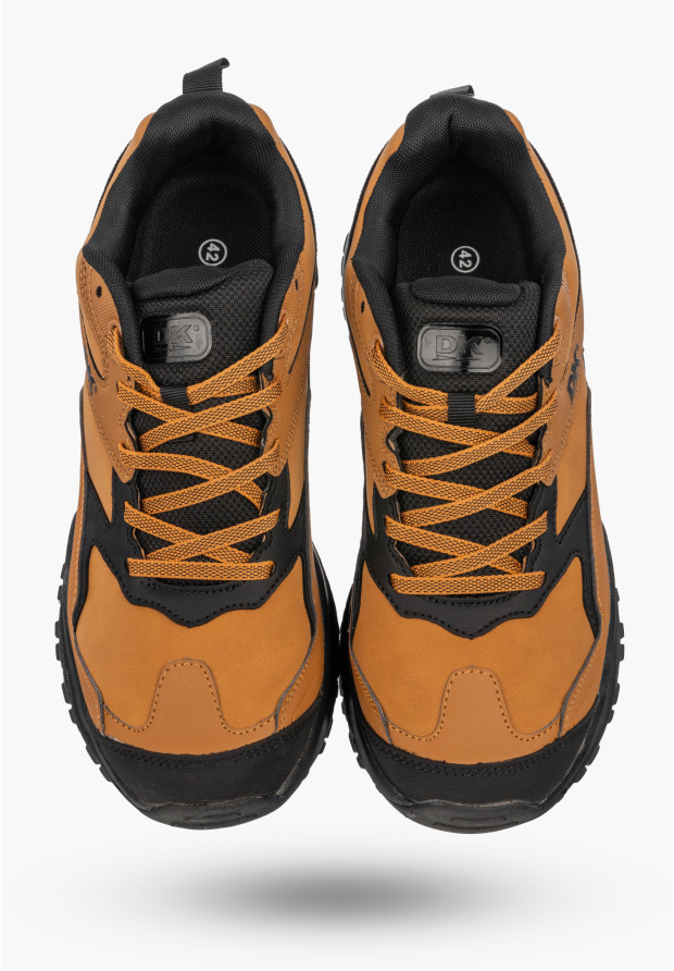 Sneakersy Męskie Buty Sportowe Casual Wygodne Półbuty Camel DK ARKAN