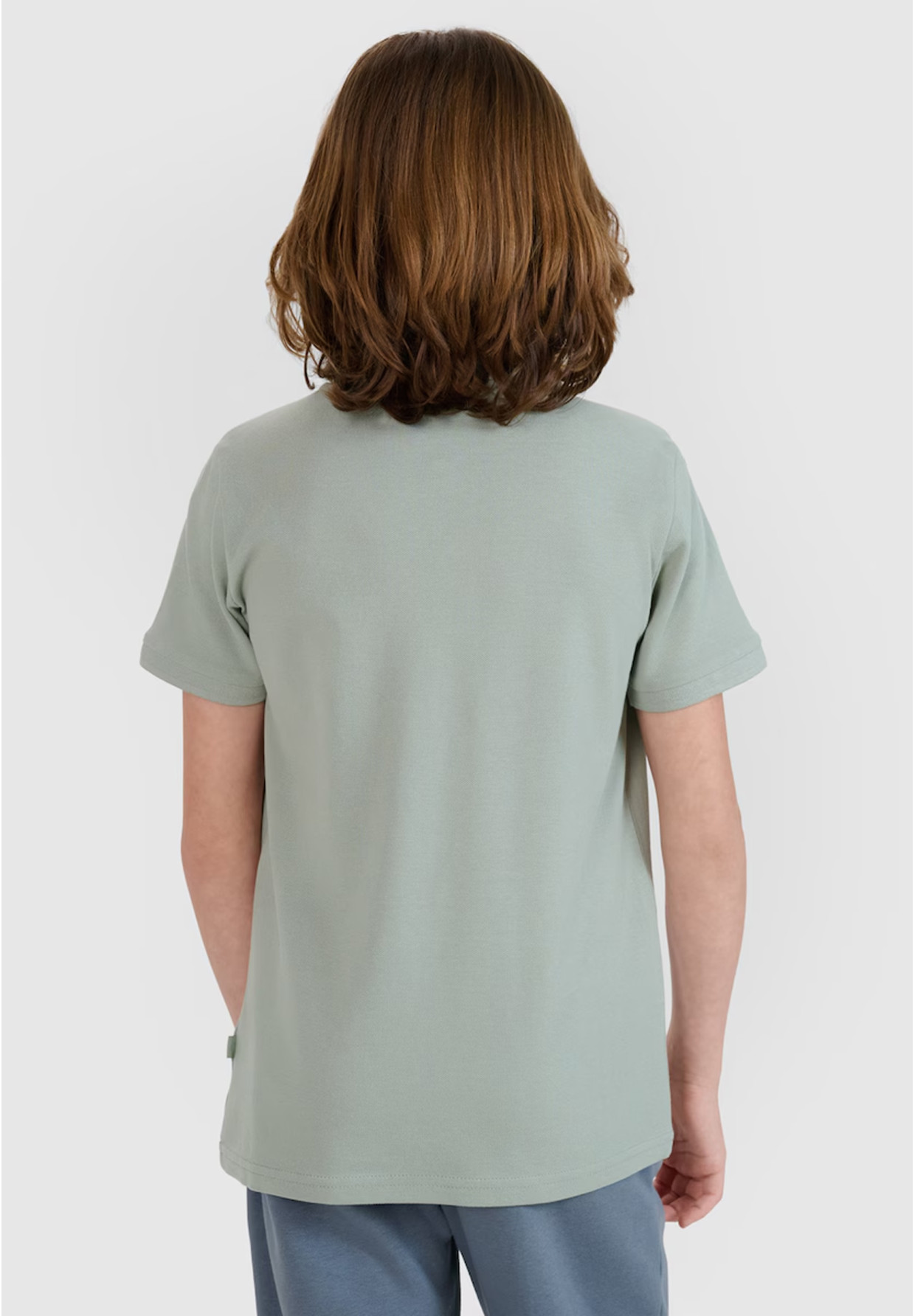 Koszulka Dziecięca 4F T-shirt Polo Z Kołnierzem Zielony 4FJWMM00TPTSU513