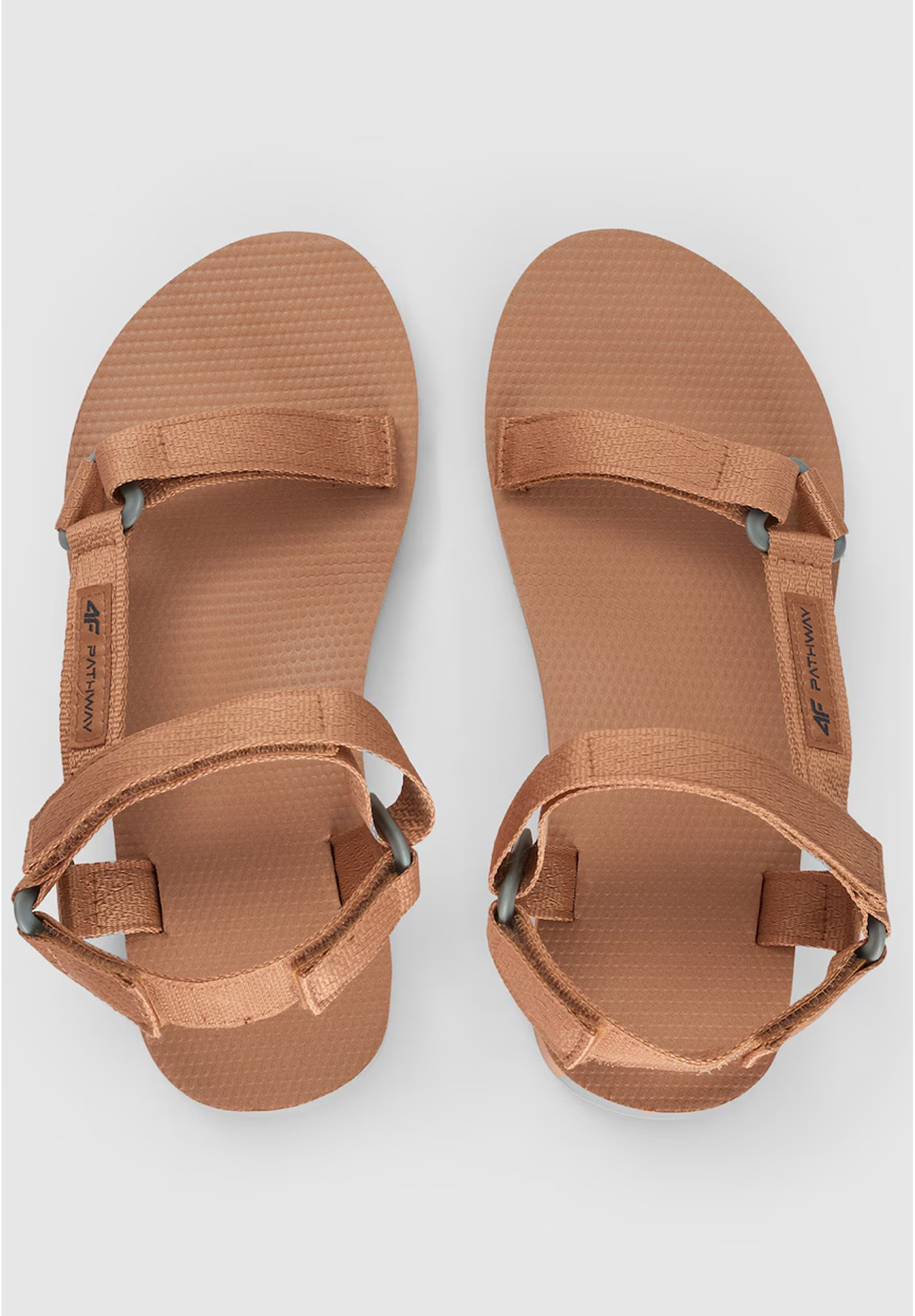 Sandały Damskie 4F Buty Letnie Na Rzepy Lekkie Beżowe 4FRSS24FSANF054