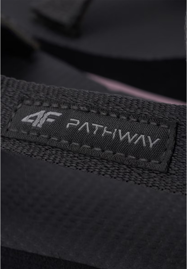 Sandały Damskie 4F Buty Letnie Na Rzepy Lekkie Ciemny Szary 4FRSS24FSANF054