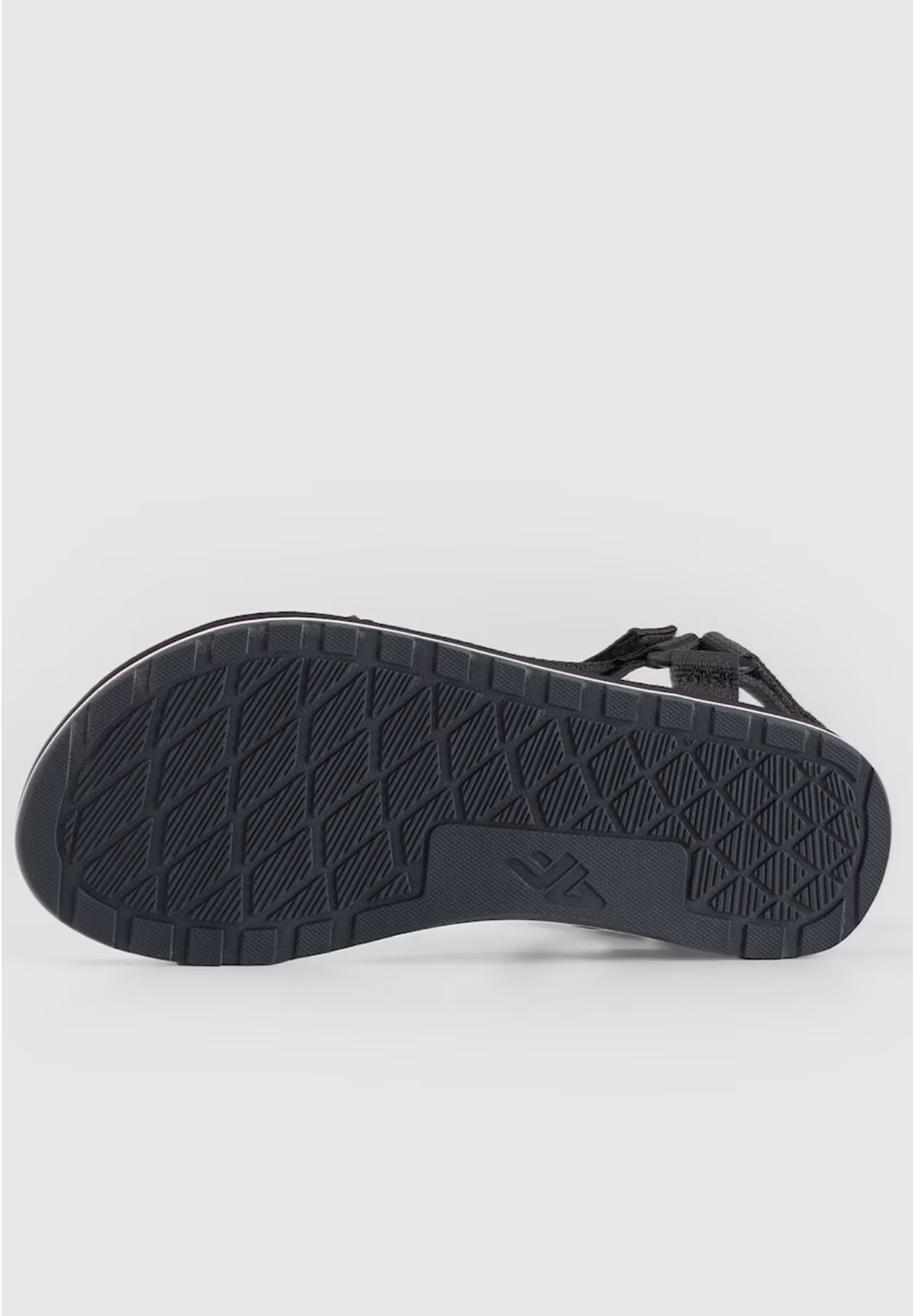 Sandały Damskie 4F Buty Letnie Na Rzepy Lekkie Ciemny Szary 4FRSS24FSANF054