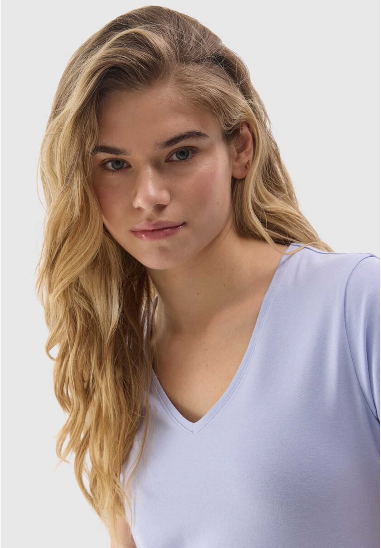 Koszulka Damska 4F T-shirt Basic Bawełna Krótki Rękaw Fioletowy 4FWSS24TTSHF1359