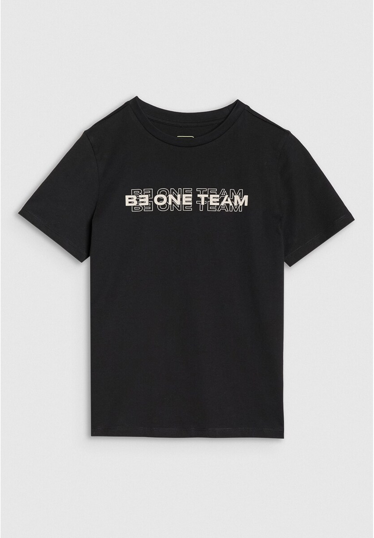 Koszulka Chłopięca 4F T-shirt Z Nadrukiem Czarny 4FJWSS25TTSHM2186
