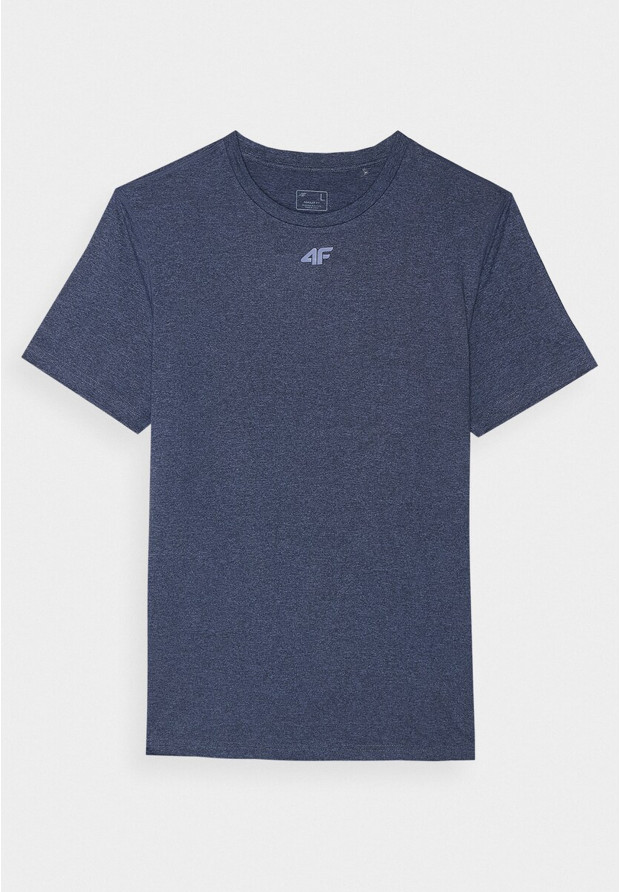 Koszulka Męska 4F T-shirt Treningowy Szybkoschnący Granatowy 4FWSS24TFTSM1172