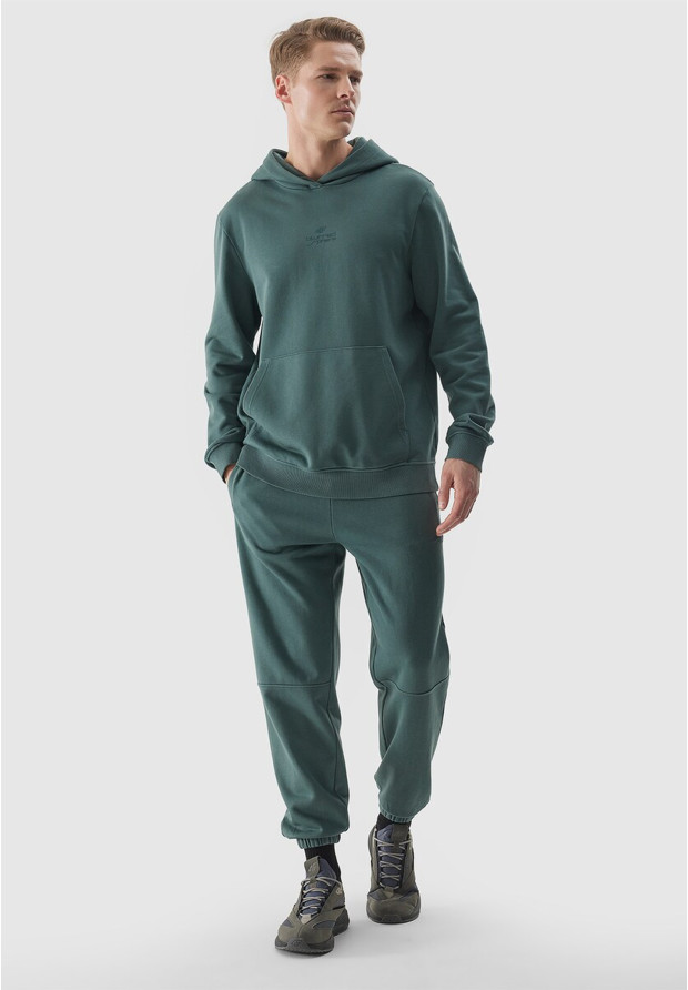 Spodnie męskie 4F zielone joggery oversize