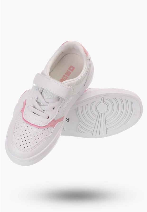 Buty Dziewczęce Big Star Trampki na rzepy LL374082