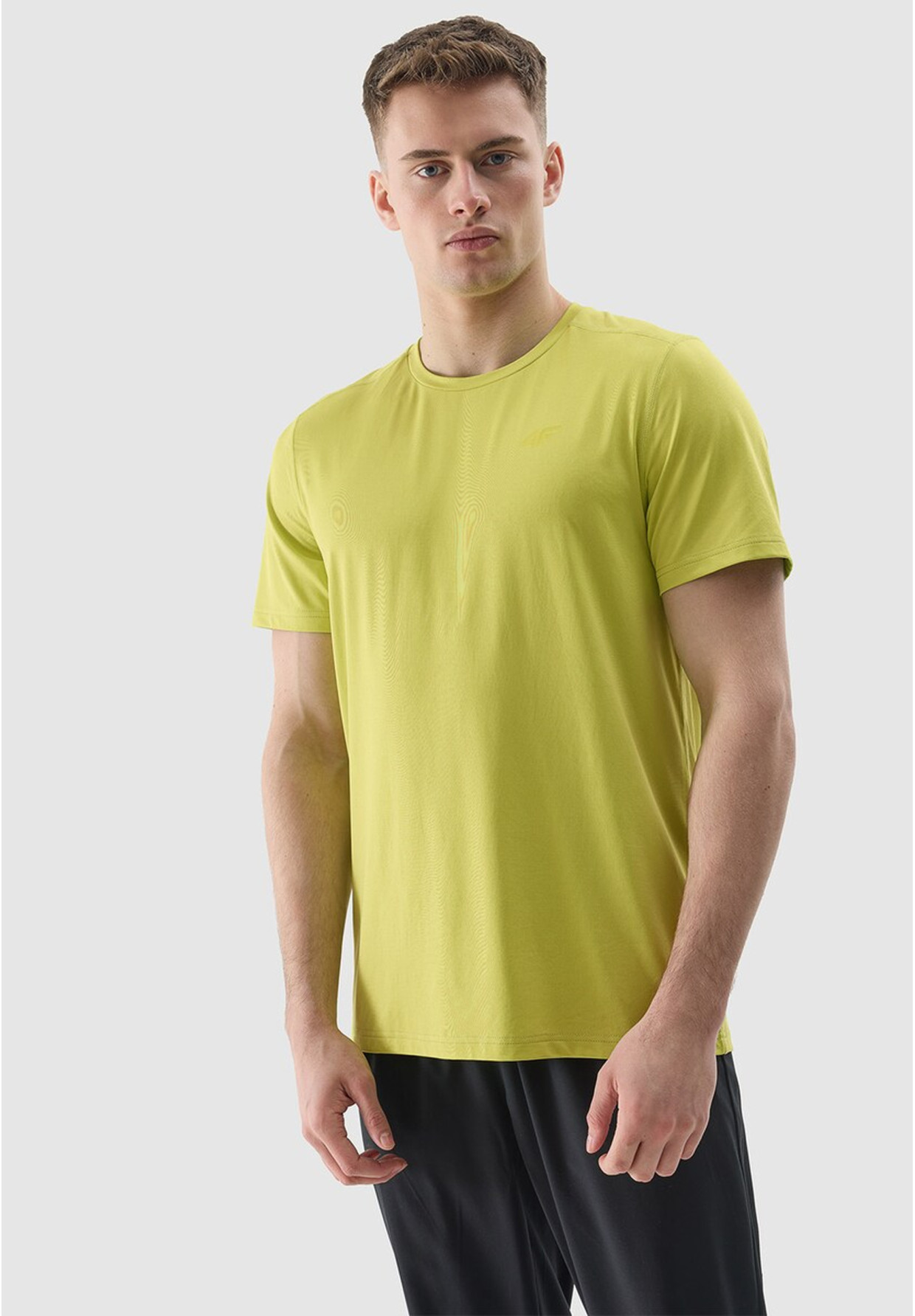Koszulka Męska 4F T-shirt Treningowy Szybkoschnący Granatowy 4FWSS24TFTSM598