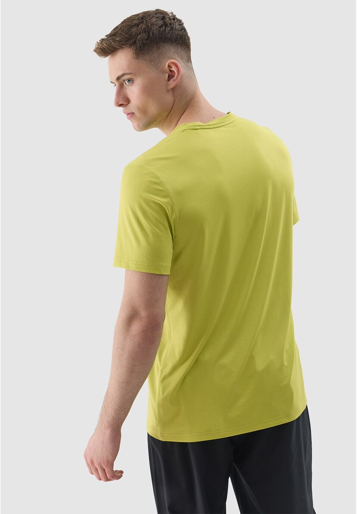 Koszulka Męska 4F T-shirt Treningowy Szybkoschnący Granatowy 4FWSS24TFTSM598